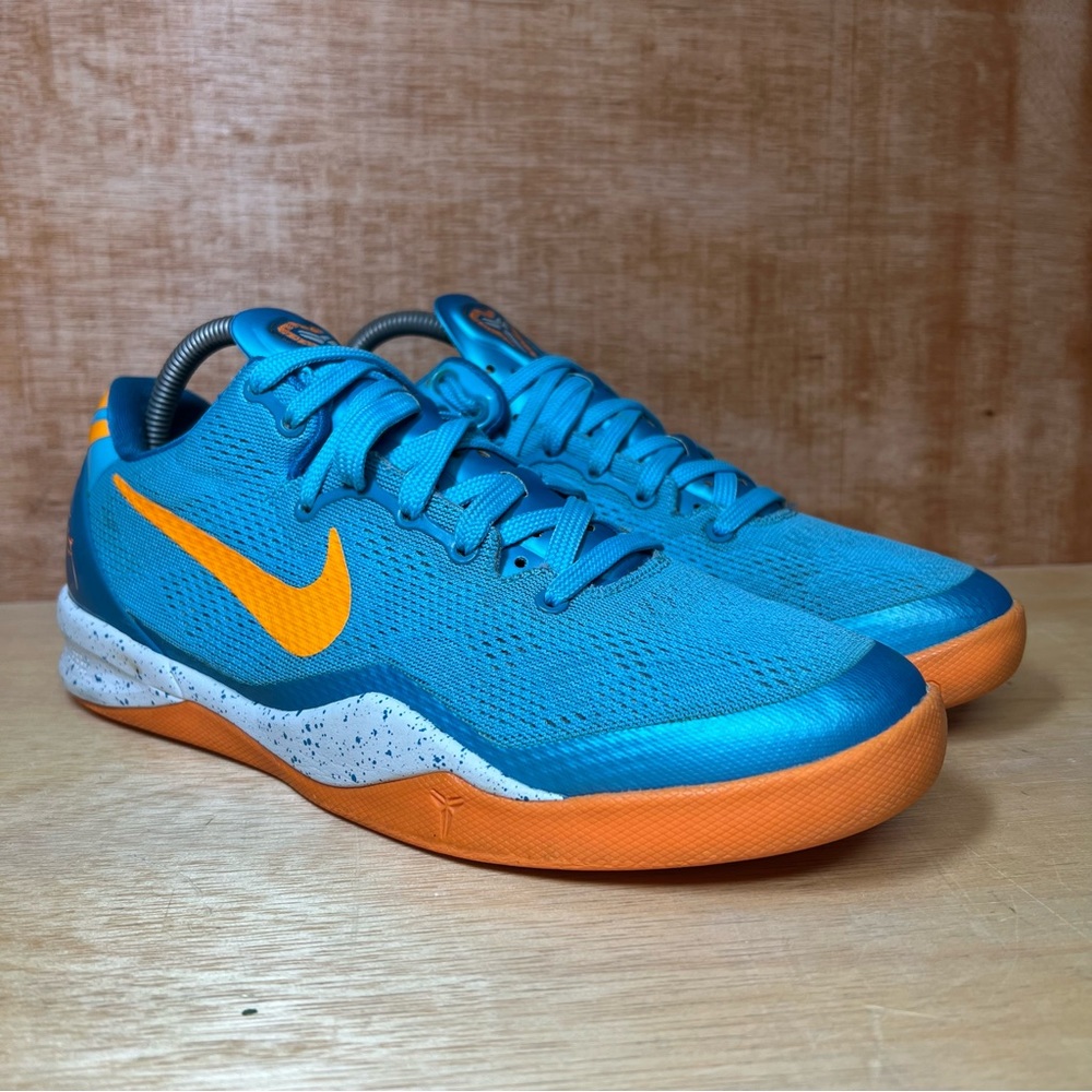 Kobe 8 Dolphin Neo-Turquoise-Orange 555586-401 size 7